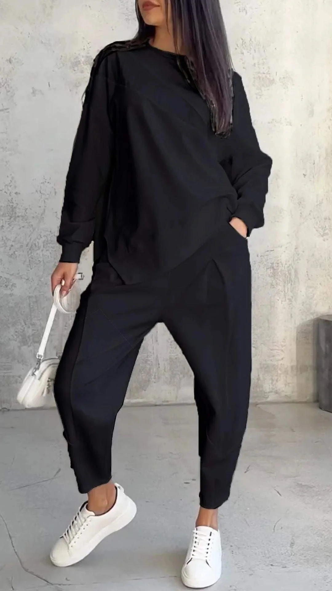 Pullover & Hose Zweiteiliges Set für Frauen - Dietlind - Image 3