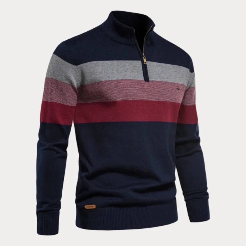 Pullover mit halbem Reißverschluss für Herren - Image 2