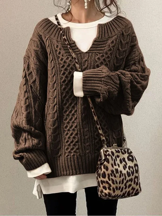 Pullover mit halboffenem Kragen für Damen - Image 2