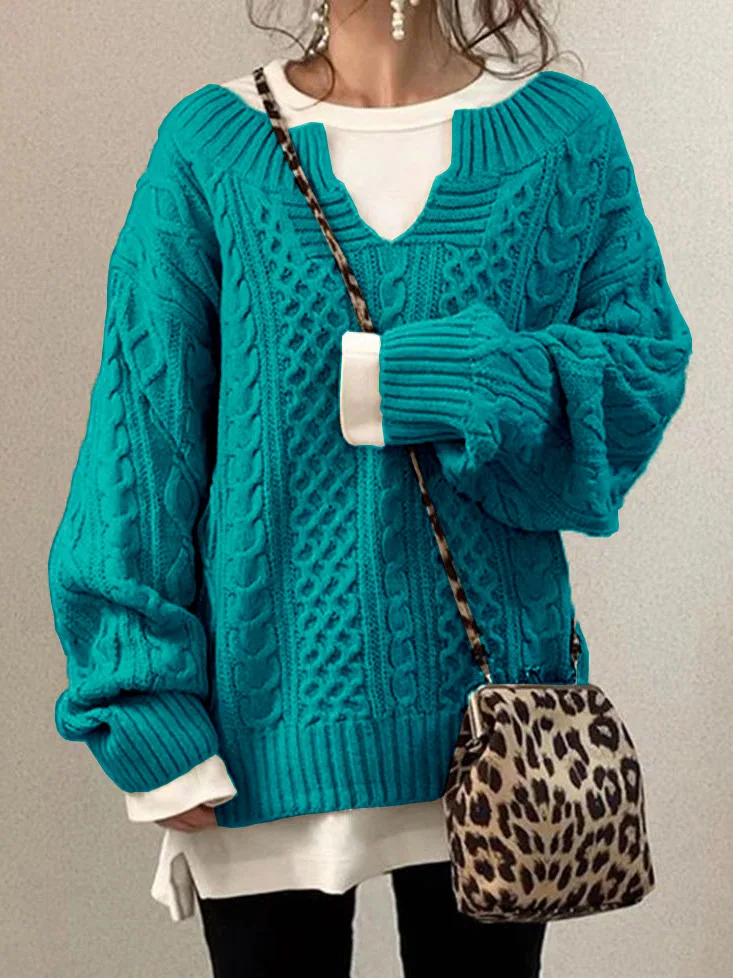 Pullover mit halboffenem Kragen für Damen - Image 7