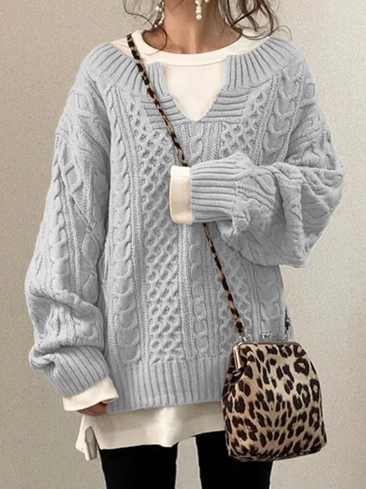 Pullover mit halboffenem Kragen für Damen - Image 9