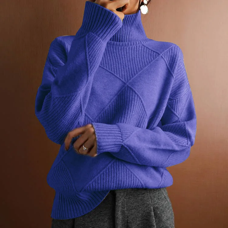 Pullover mit hohem Kragen für Damen - Image 8