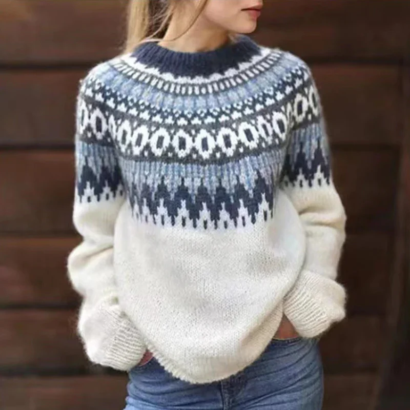 PULLOVER MIT ISLÄNDISCHEM MUSTER | ELEGANTER KÄLTE-SCHUTZ - Image 3