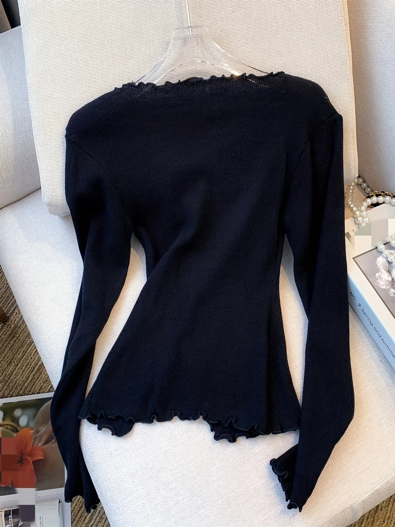 Pullover mit Schleifenknoten für Damen - Image 3