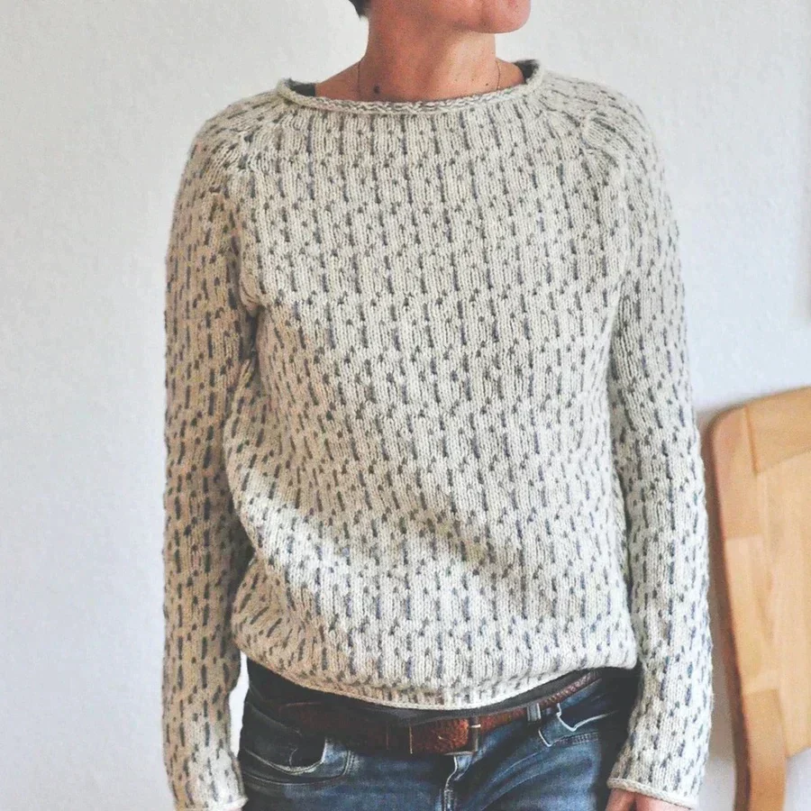 Pullover mit U-Boot-Ausschnitt für Damen - Image 5