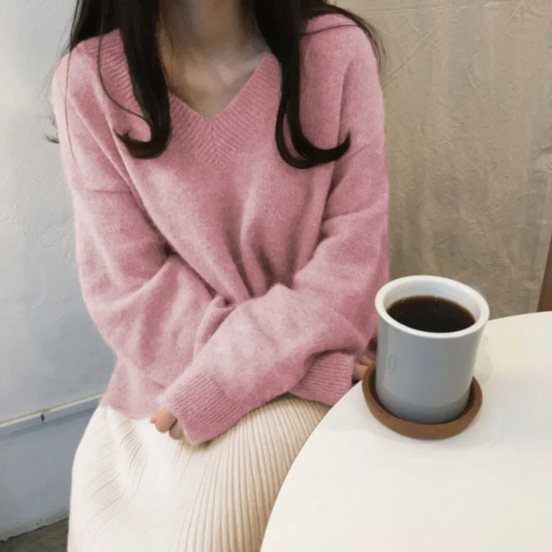Pullover mit V-Ausschnitt für Damen - Image 2
