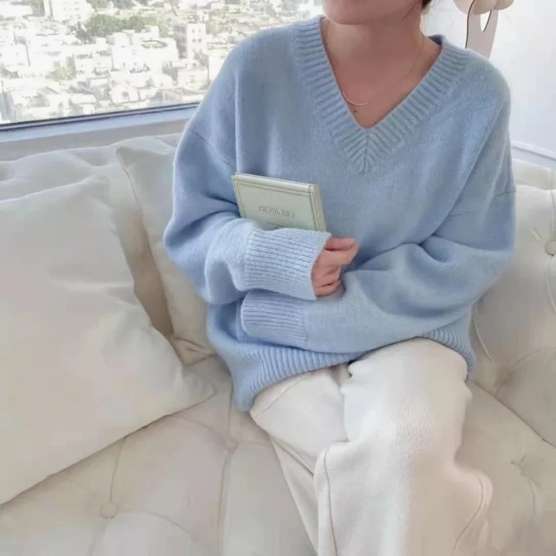Pullover mit V-Ausschnitt für Damen - Image 4