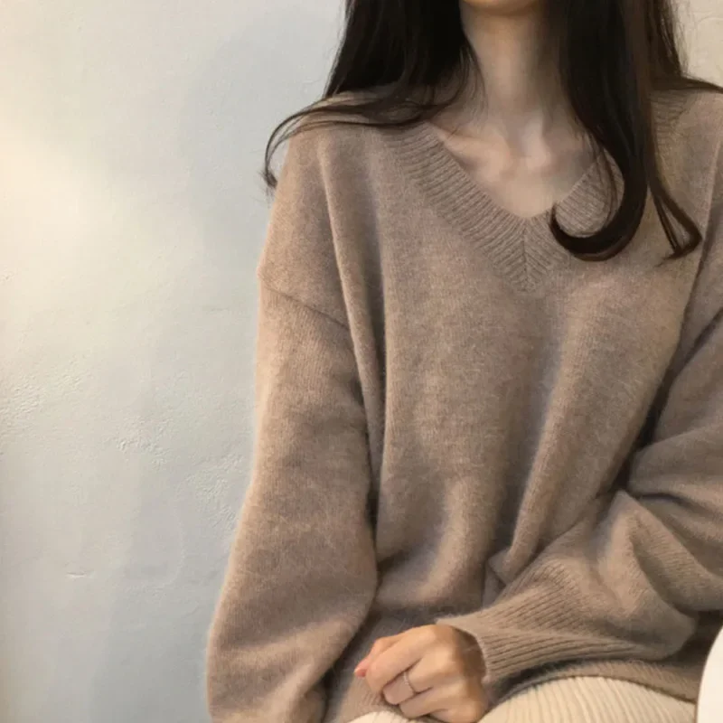 Pullover mit V-Ausschnitt für Damen - Image 5