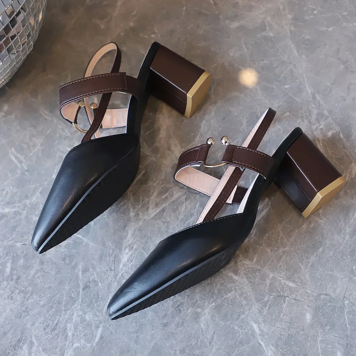 Ottilie | Damen Pumps Slingback Blockabsatz Spitze Zehenpartie – Slingback Pumps 2026 - Image 14