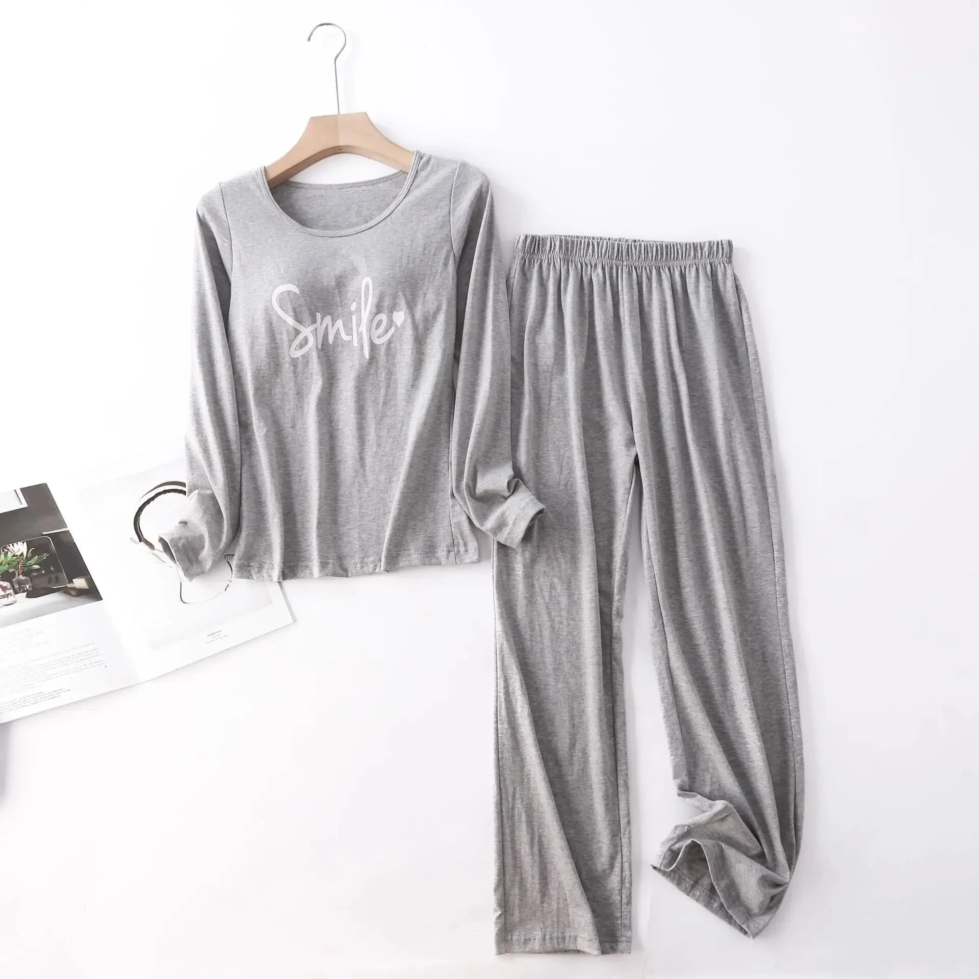 Pyjama-Set für Damen mit langen Ärmeln - Image 4