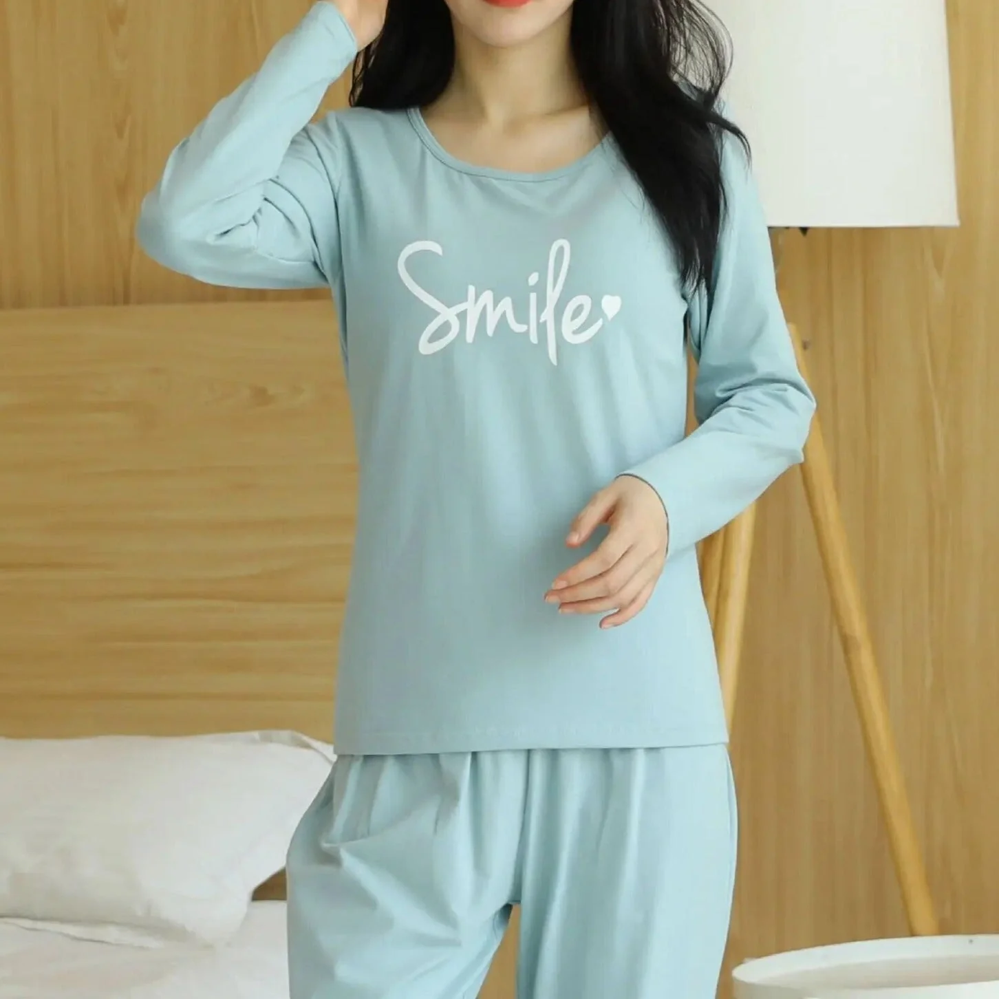 Pyjama-Set für Damen mit langen Ärmeln - Image 5