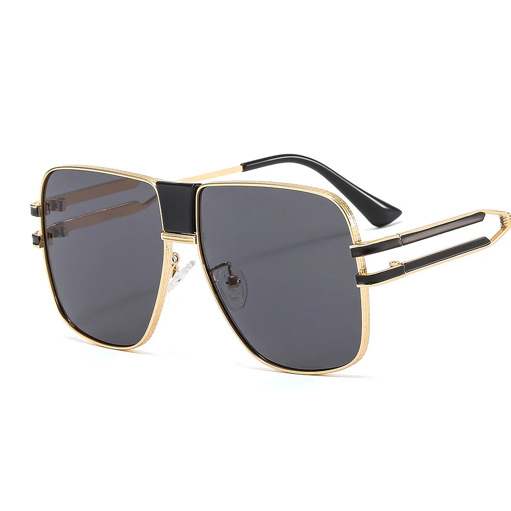 Quadratische Unisex Sonnenbrille mit Verlaufsgläsern - Image 5