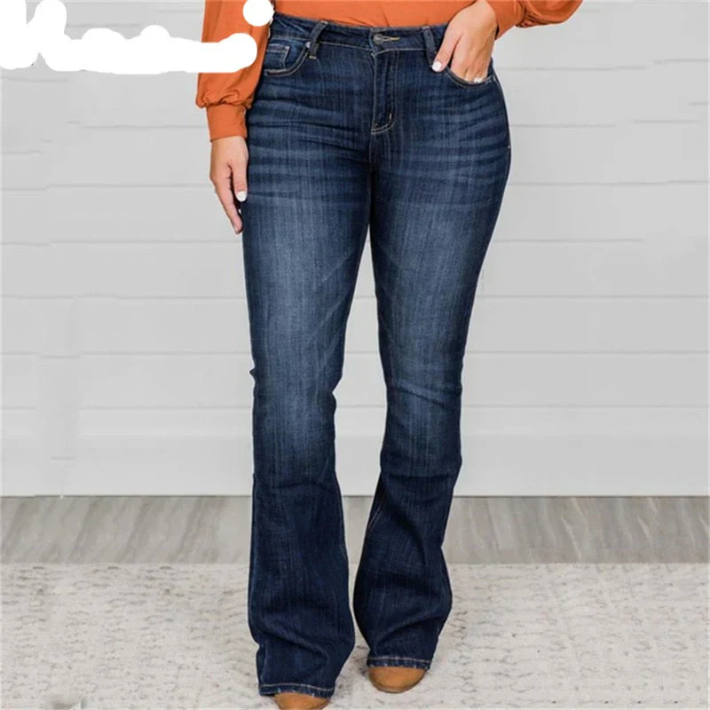 Quinette – Schwarze High-Rise-Bootcut-Jeans - Image 6