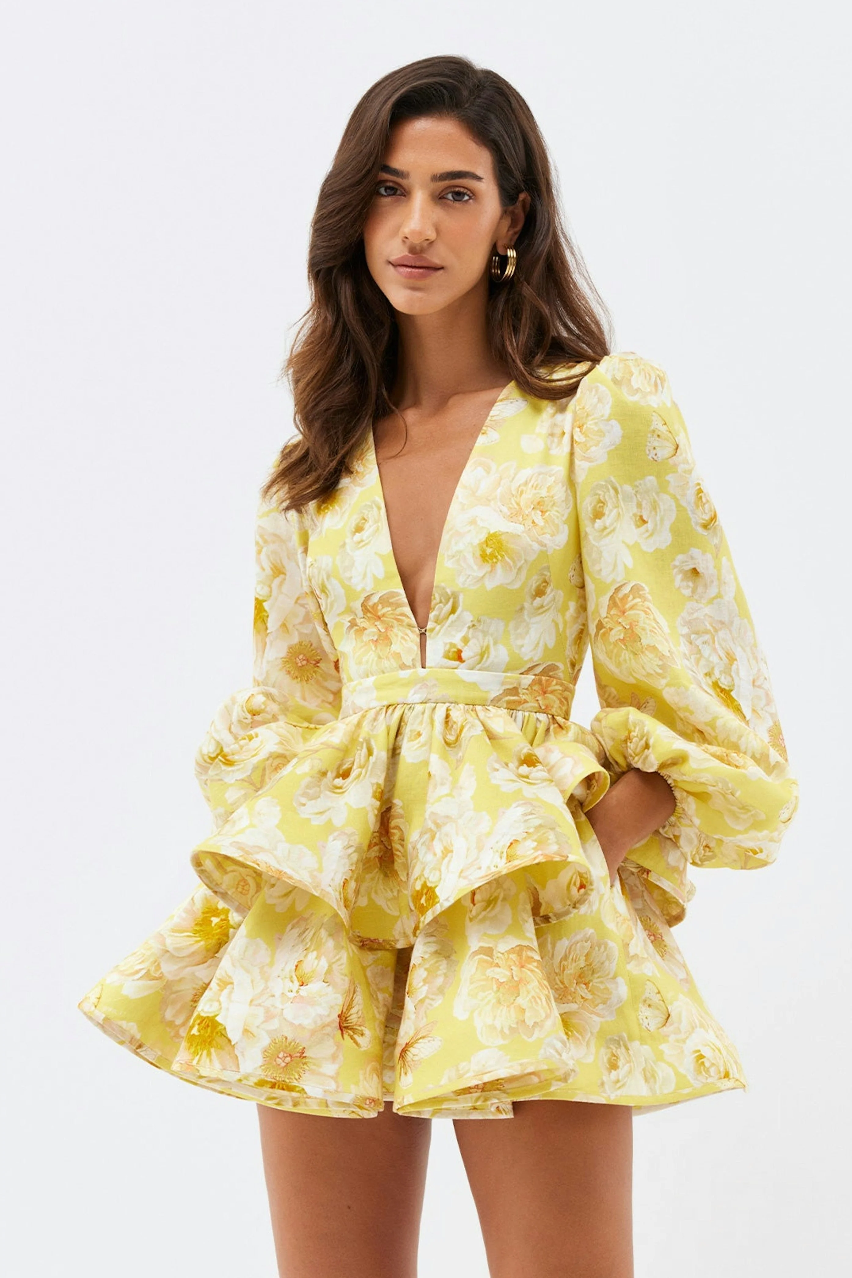 Raelynn - Blumen-Rüschenkleid - Image 3