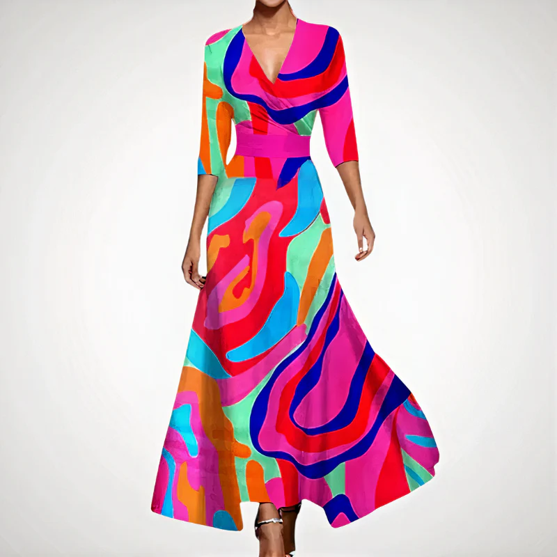 Raffiniertes langes Kleid für Damen | Maxi - Image 3