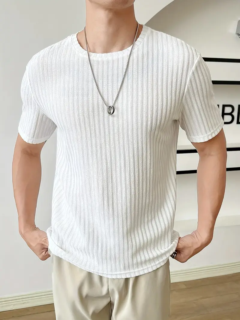 Ragnar- Herren Casual Rundhals Shirt - Image 2