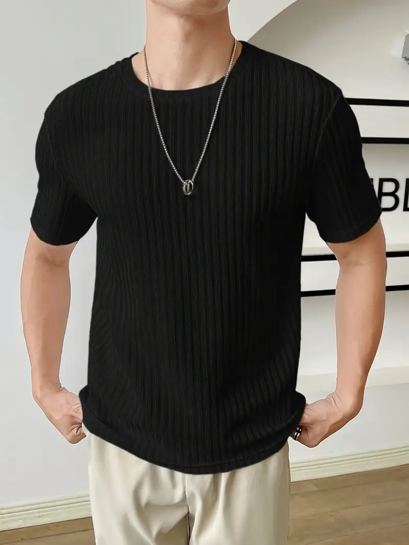 Ragnar- Herren Casual Rundhals Shirt - Image 3
