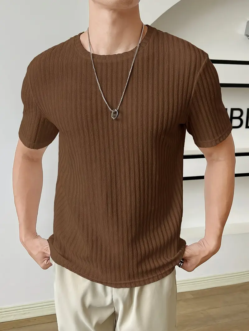 Ragnar- Herren Casual Rundhals Shirt - Image 4