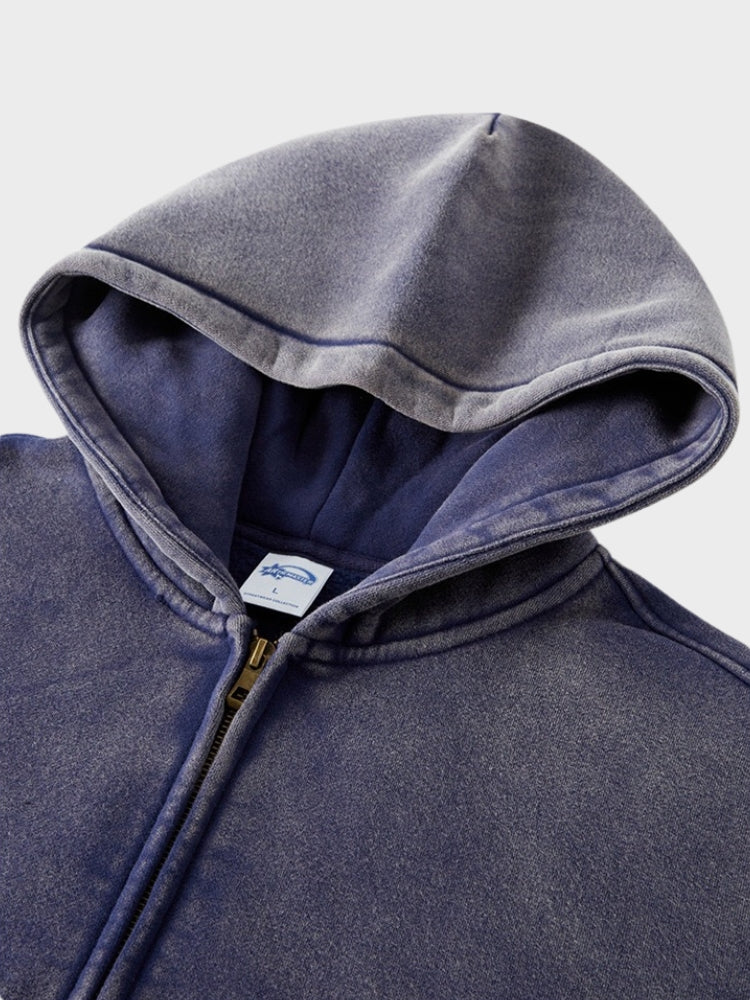 RAVEN WASHED HOODIE MIT REISSVERSCHLUSS - Image 10