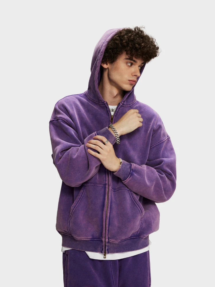 RAVEN WASHED HOODIE MIT REISSVERSCHLUSS - Image 13