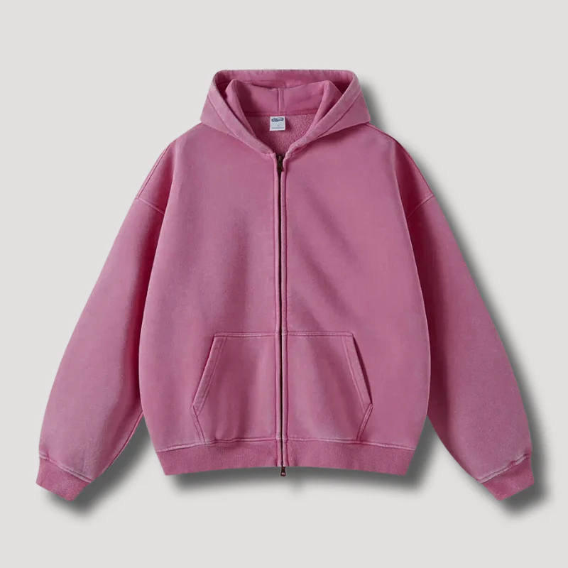 RAVEN WASHED HOODIE MIT REISSVERSCHLUSS - Image 20