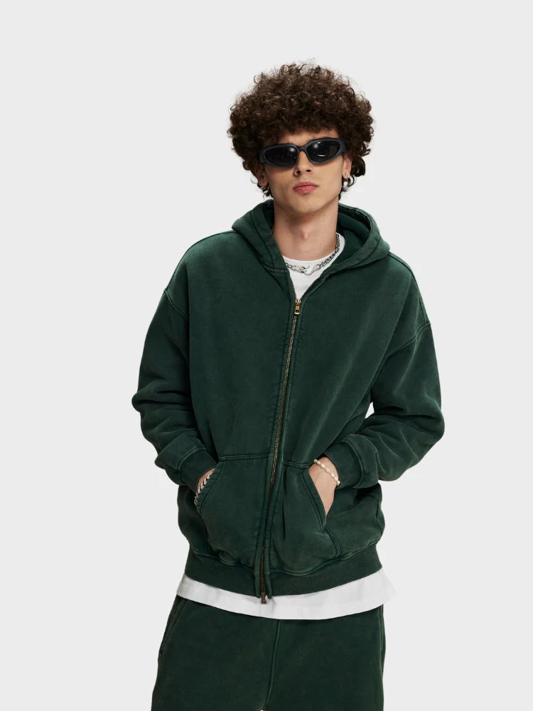 RAVEN WASHED HOODIE MIT REISSVERSCHLUSS - Image 6