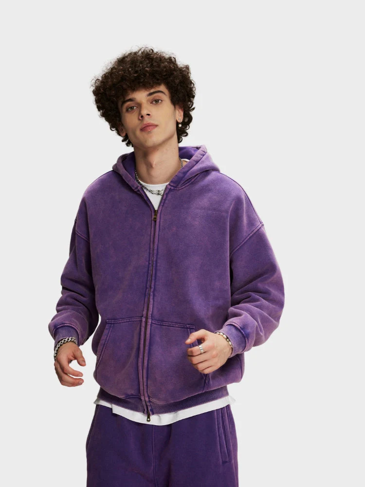 RAVEN WASHED HOODIE MIT REISSVERSCHLUSS - Image 7