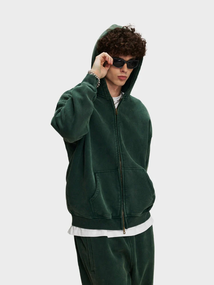 RAVEN WASHED HOODIE MIT REISSVERSCHLUSS - Image 8