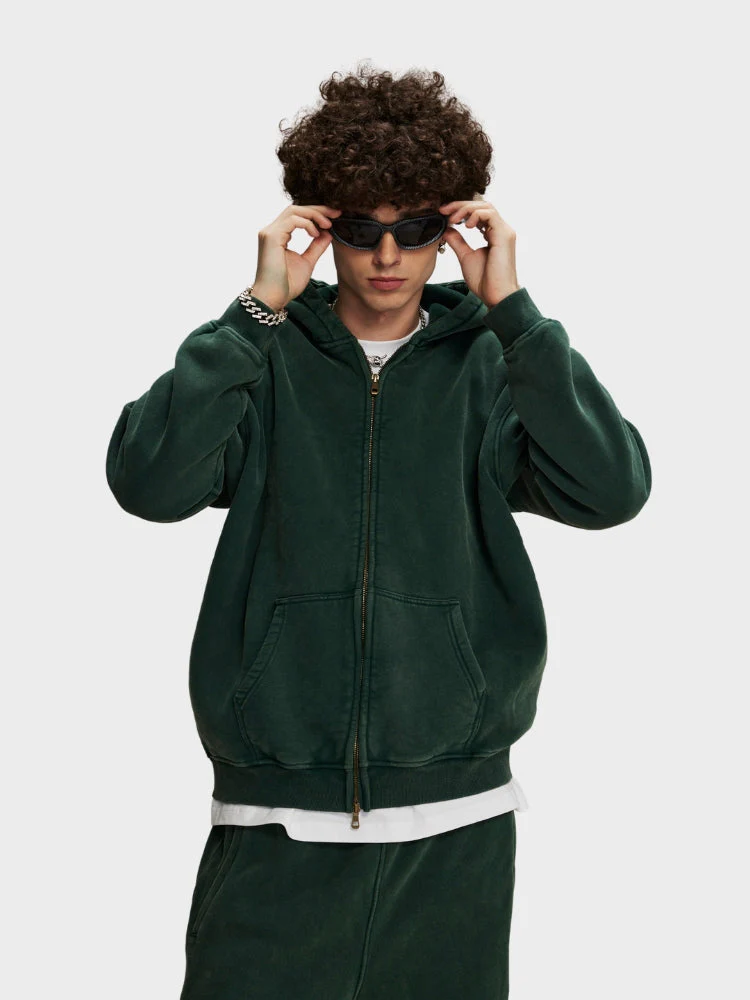 RAVEN WASHED HOODIE MIT REISSVERSCHLUSS - Image 9
