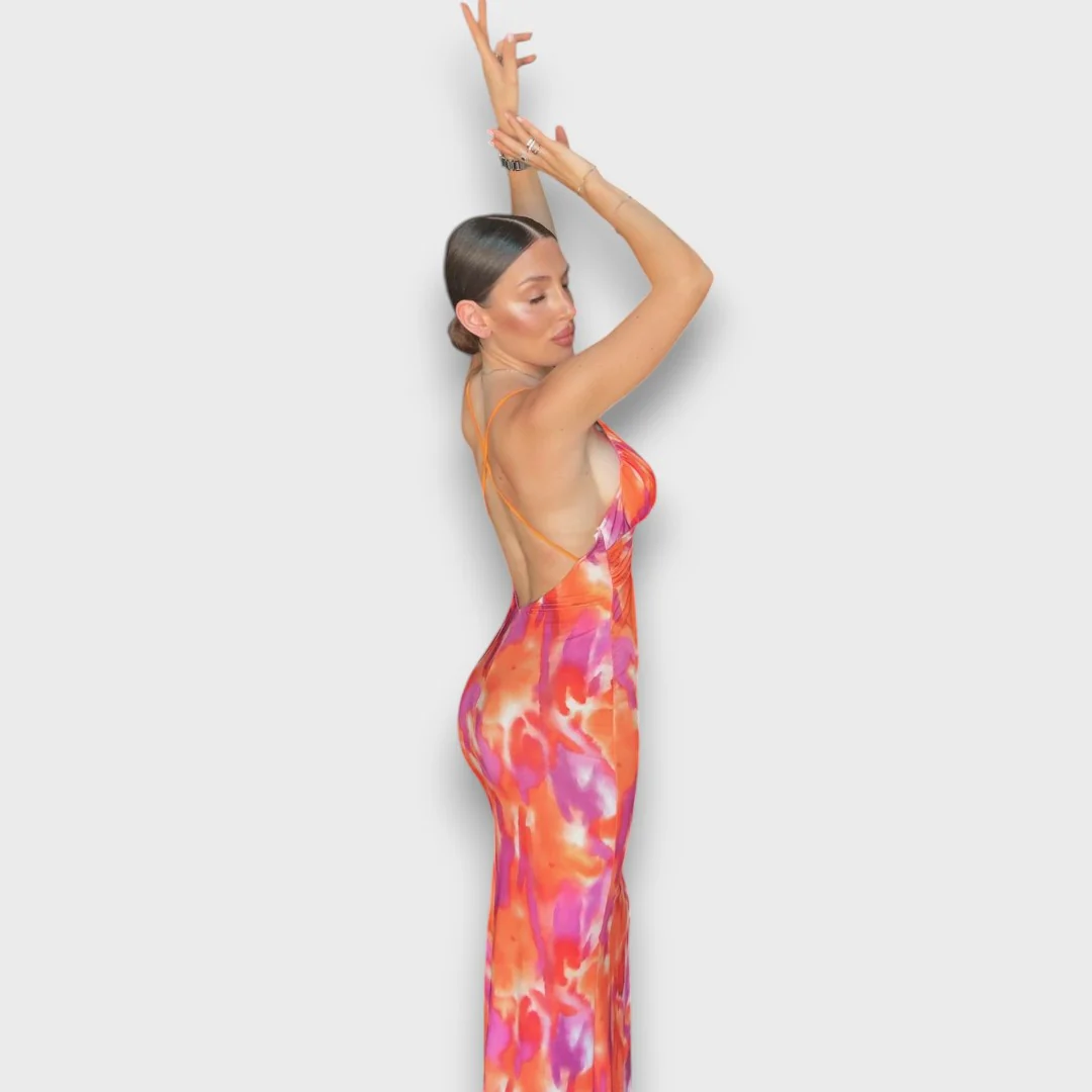 Ravena – Figurbetontes Sommerkleid mit Spaghettiträgern - Image 2