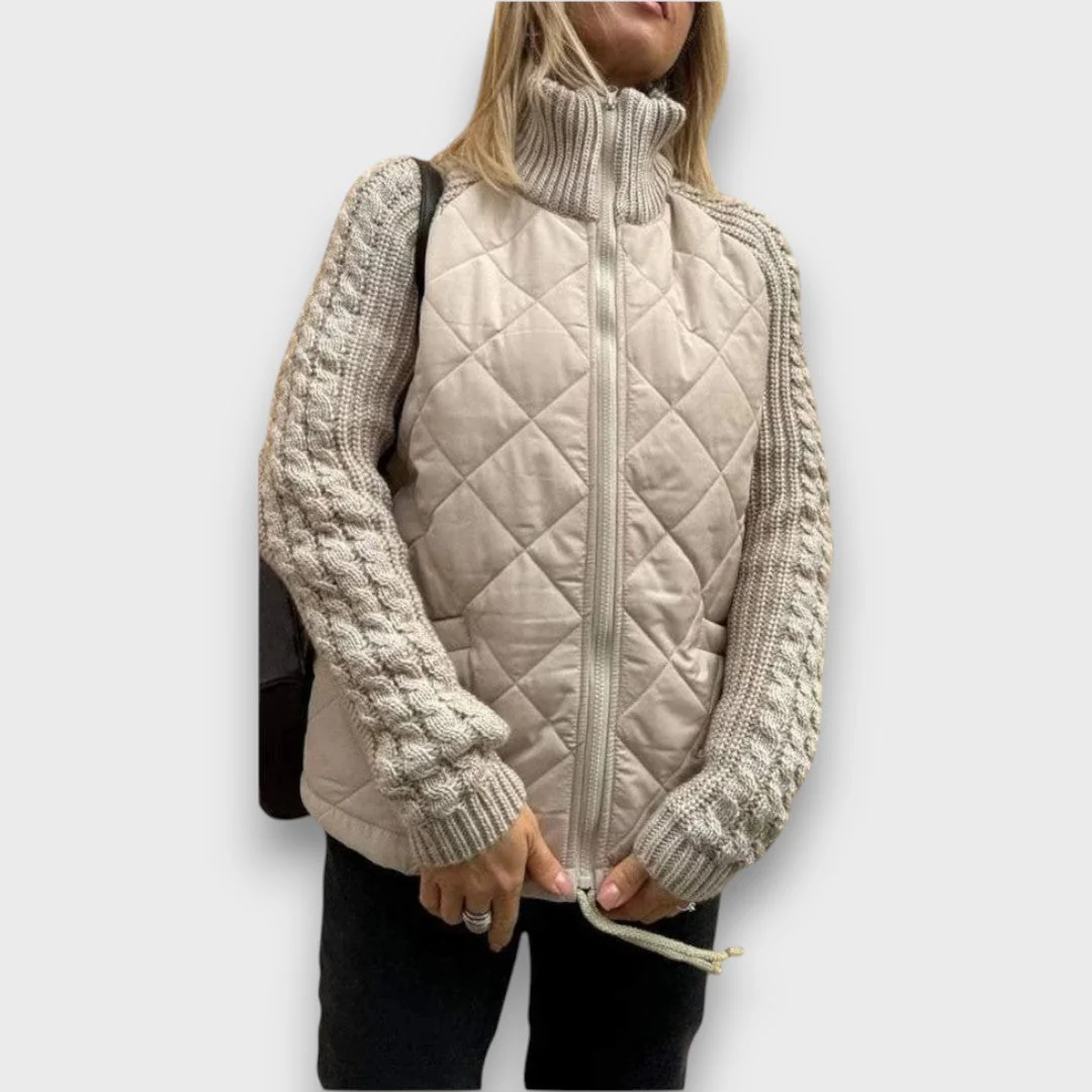 Ravinne – Steppjacke mit Strickärmeln - Image 3