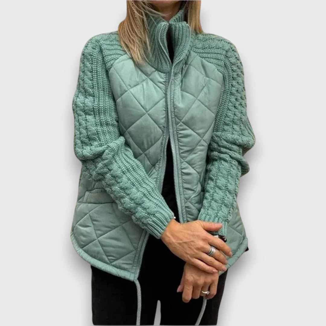 Ravinne – Steppjacke mit Strickärmeln - Image 4