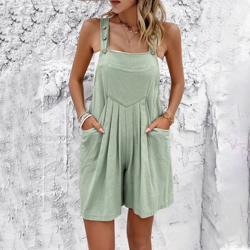 Reema – Eleganter Ärmelloser Plissee-Strampler - Image 2