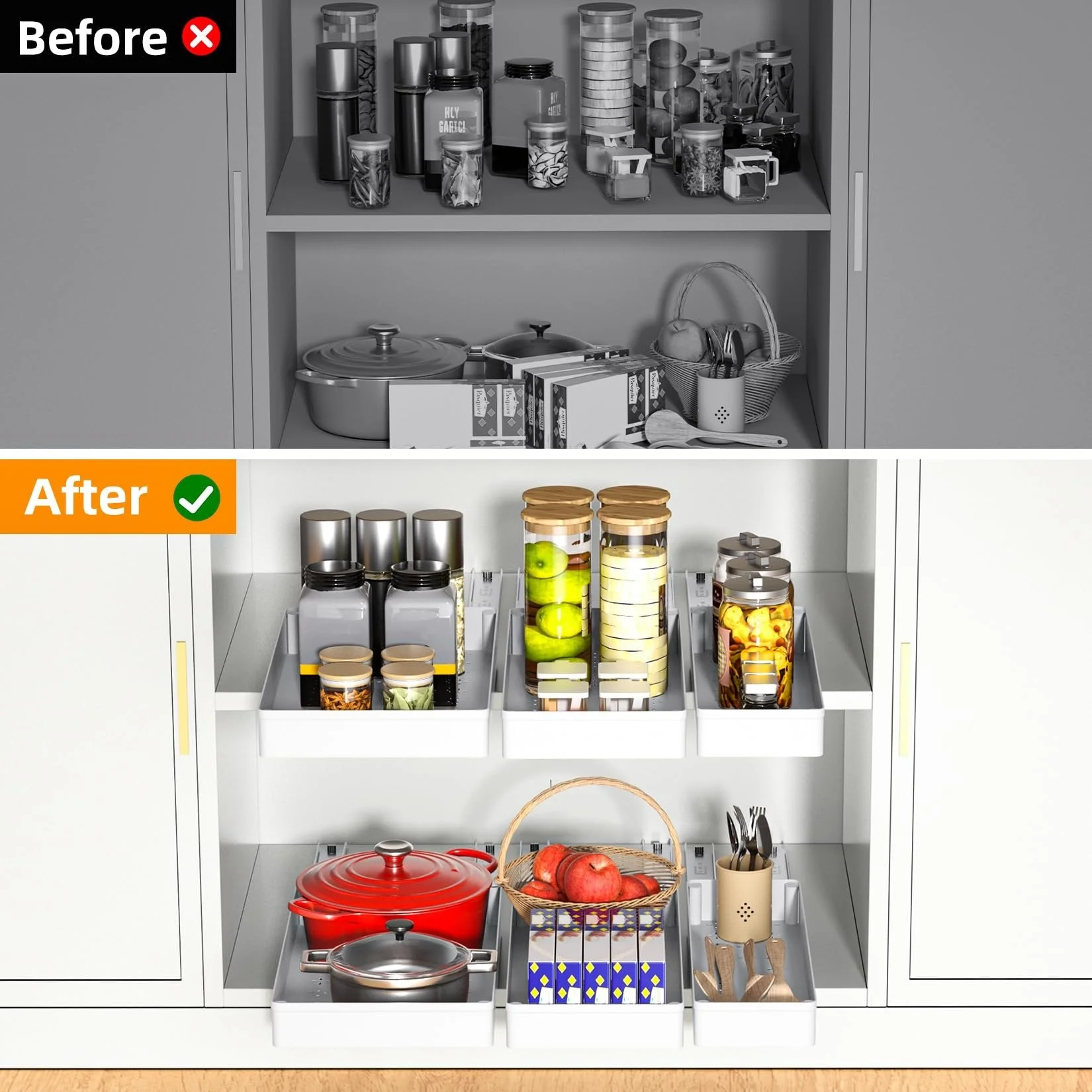 RegalGleiter™ Einfach zu Installierender Organizer - Image 9
