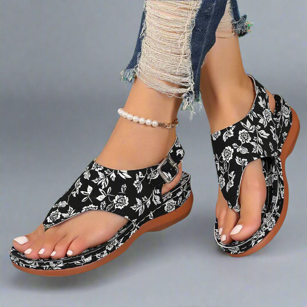 Regine | Handgefertigte Wedge-Sandalen aus Premium-Material - Image 2