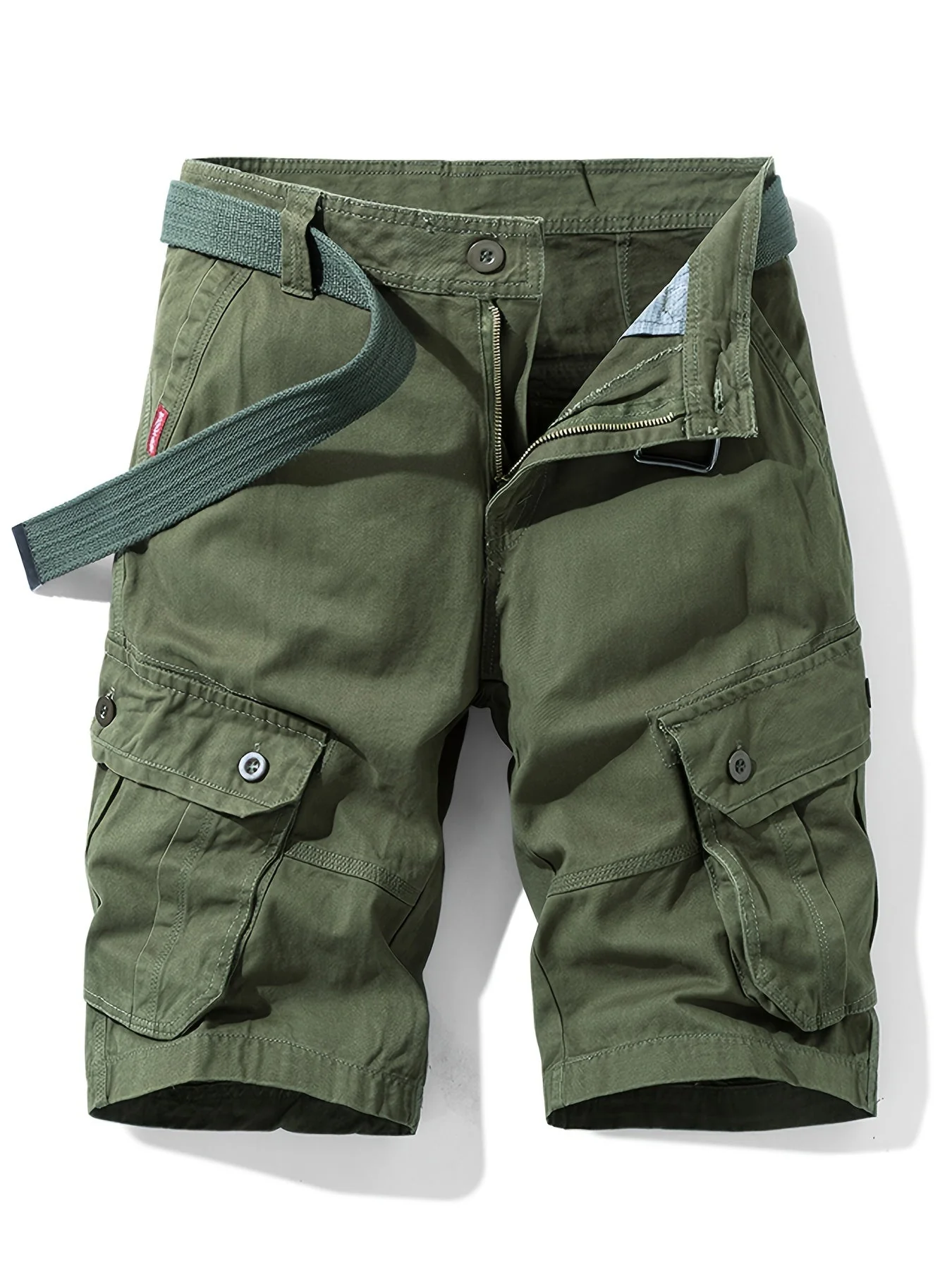 Relaxed Fit Herren Shorts mit Knopftaschen - Dominico - Image 3