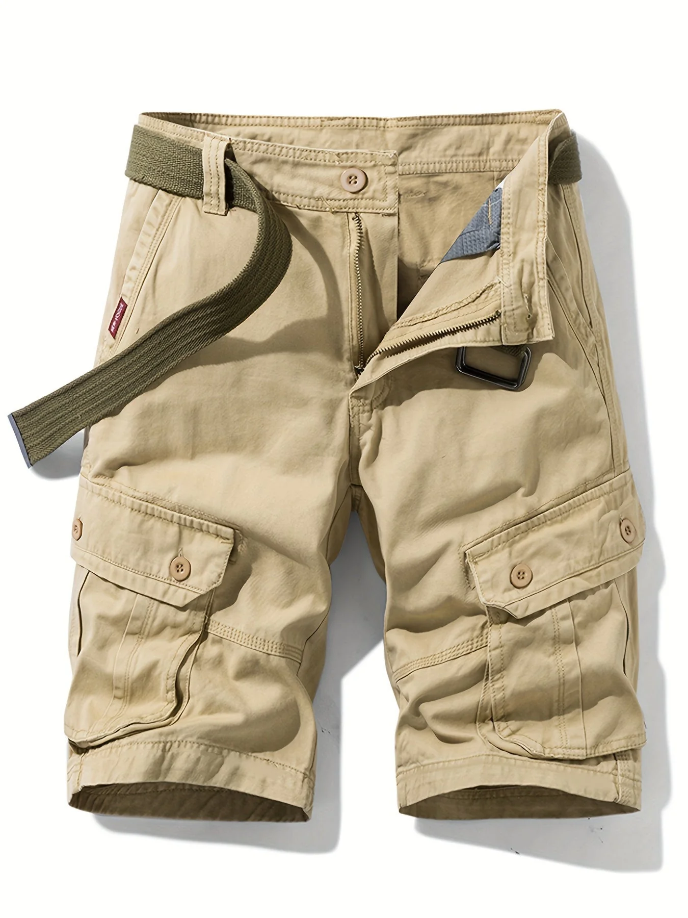 Relaxed Fit Herren Shorts mit Knopftaschen - Dominico - Image 5