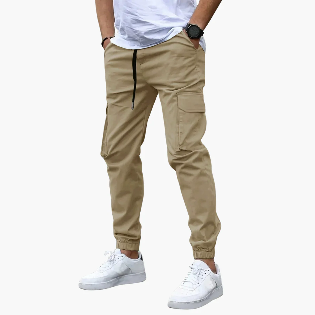 Relaxte Cargo Joggerhose - Für Herren mit Taschen & Stil - Image 2