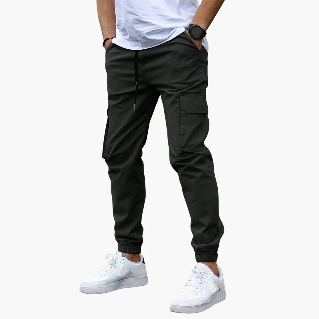 Relaxte Cargo Joggerhose - Für Herren mit Taschen & Stil - Image 5