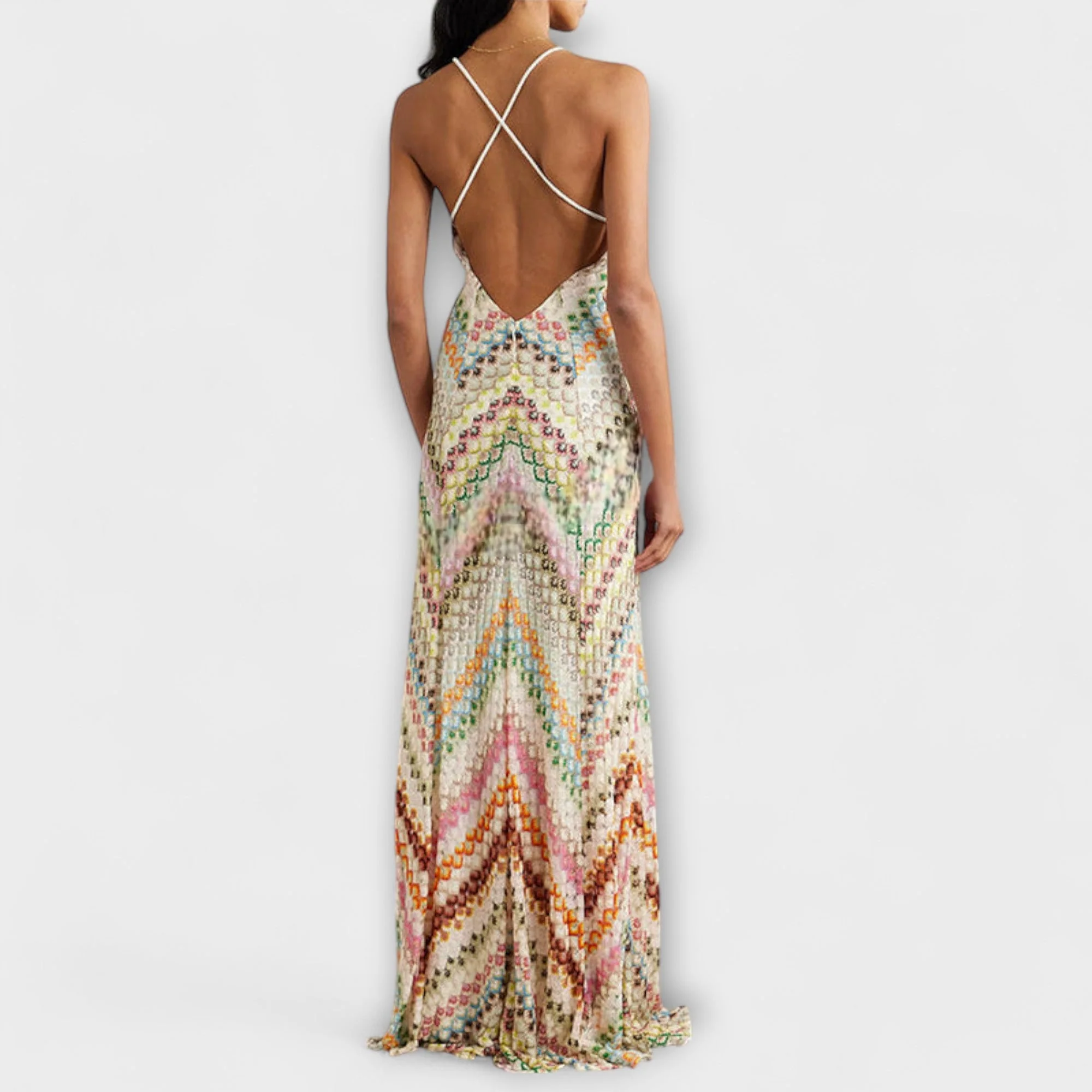 Remi - Buntes Fischgrät-Maxi-Kleid von Missoni - Image 2