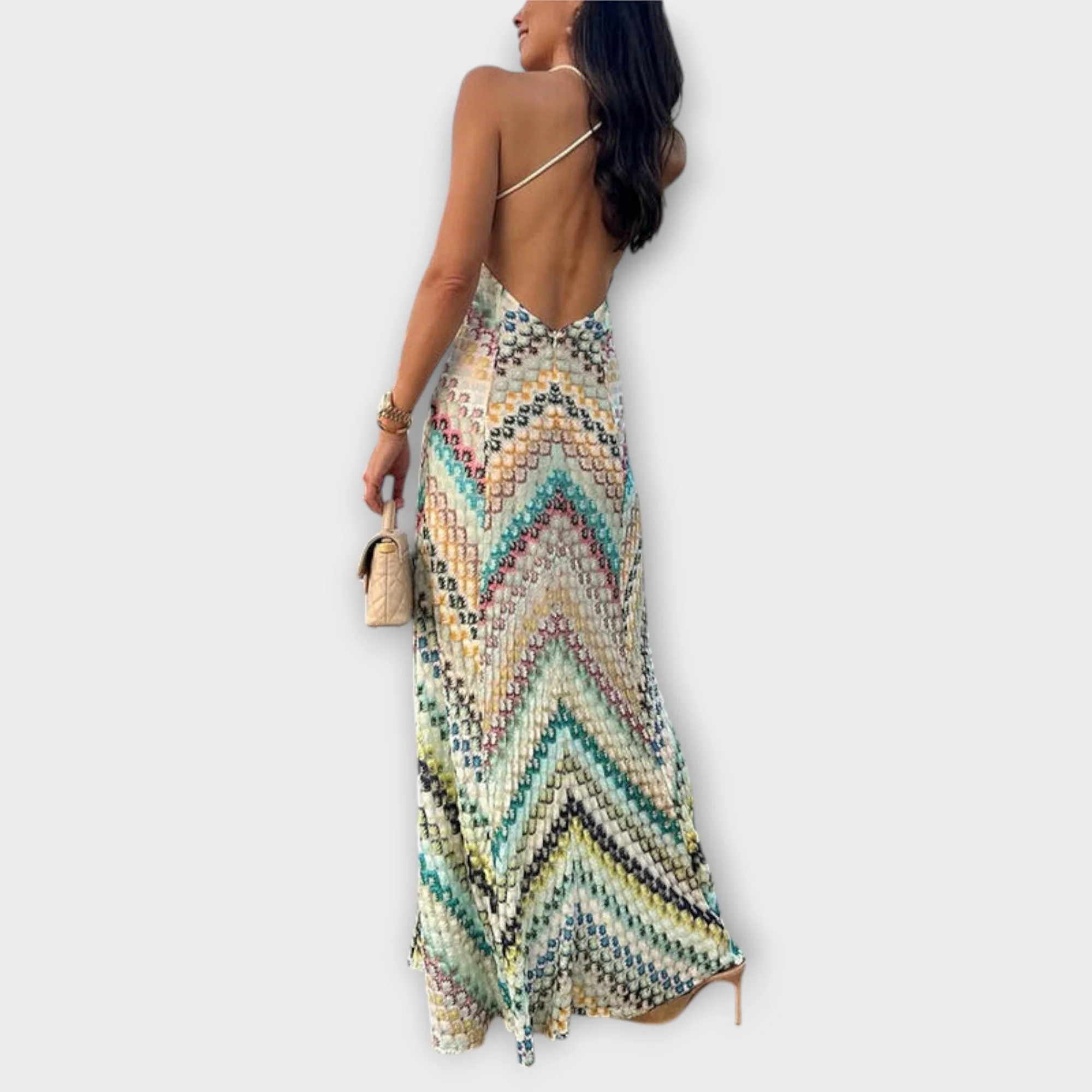 Remi - Buntes Fischgrät-Maxi-Kleid von Missoni - Image 6