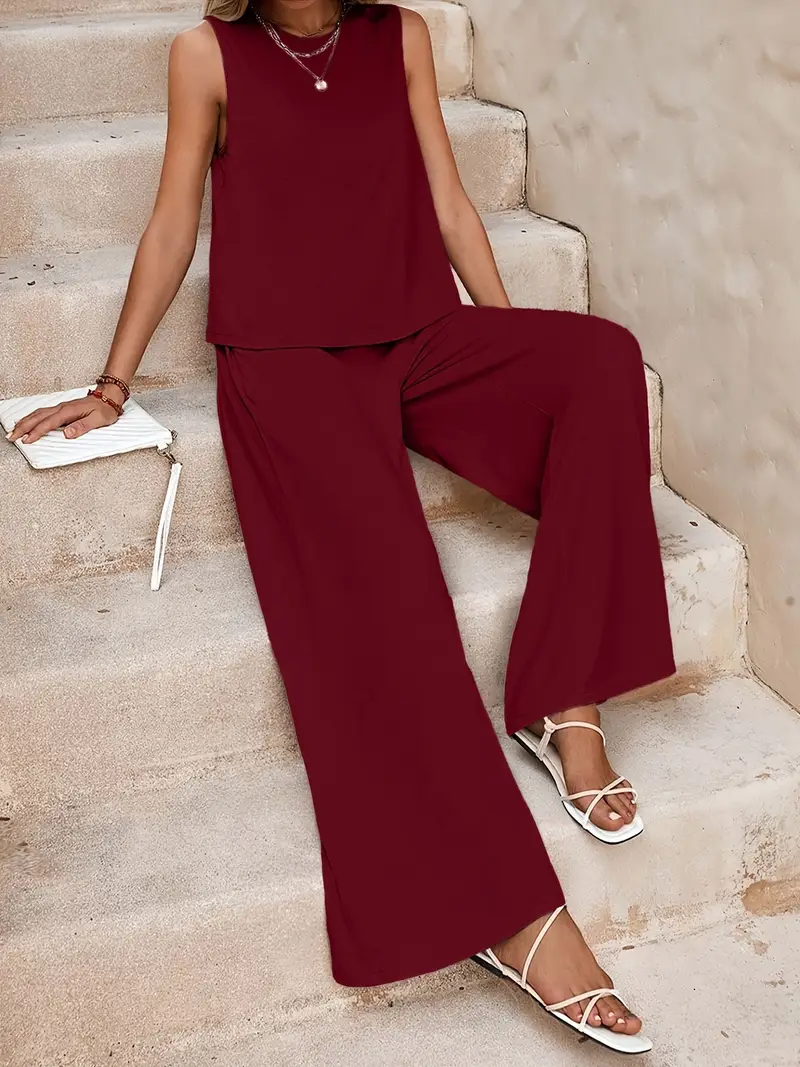 Remy – Elegantes Set aus ärmellosem Top und Hose - Image 10