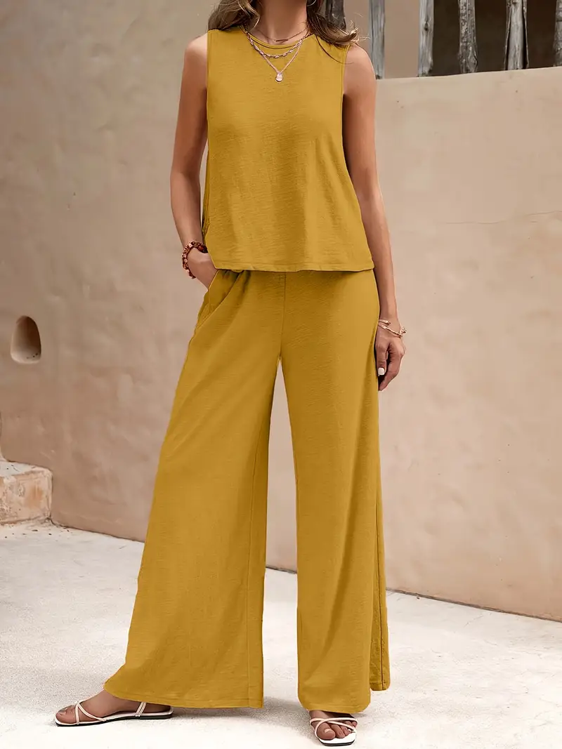 Remy – Elegantes Set aus ärmellosem Top und Hose - Image 16