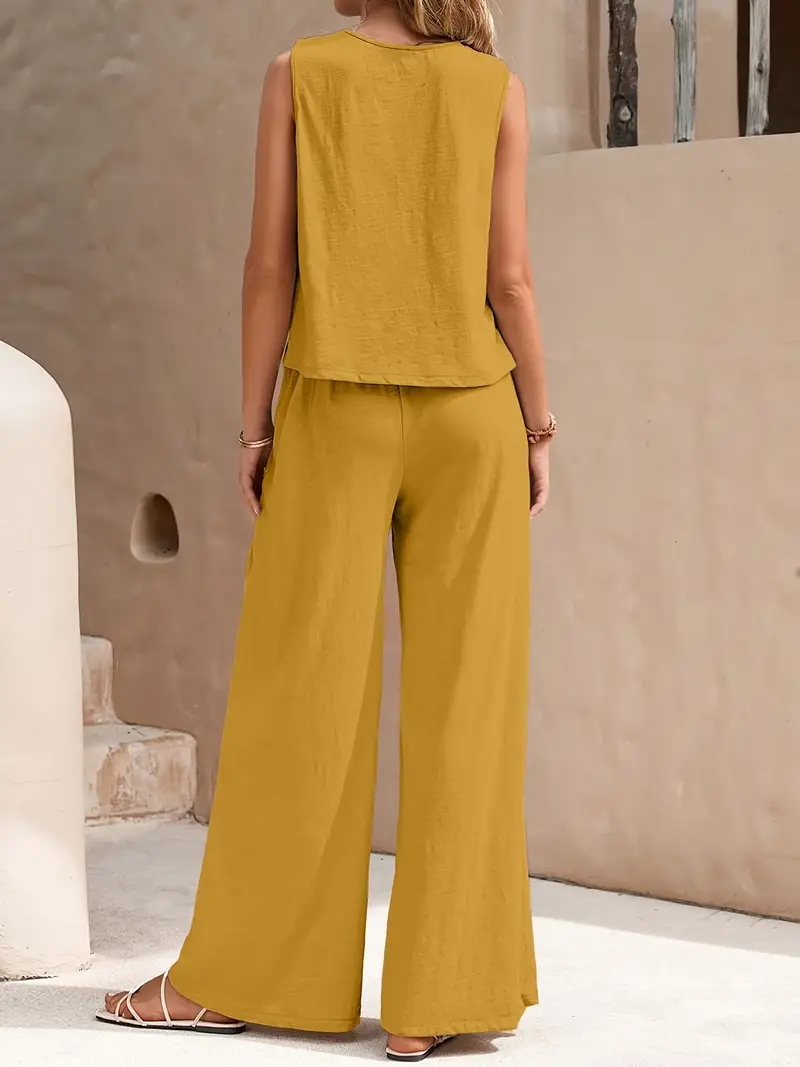 Remy – Elegantes Set aus ärmellosem Top und Hose - Image 17