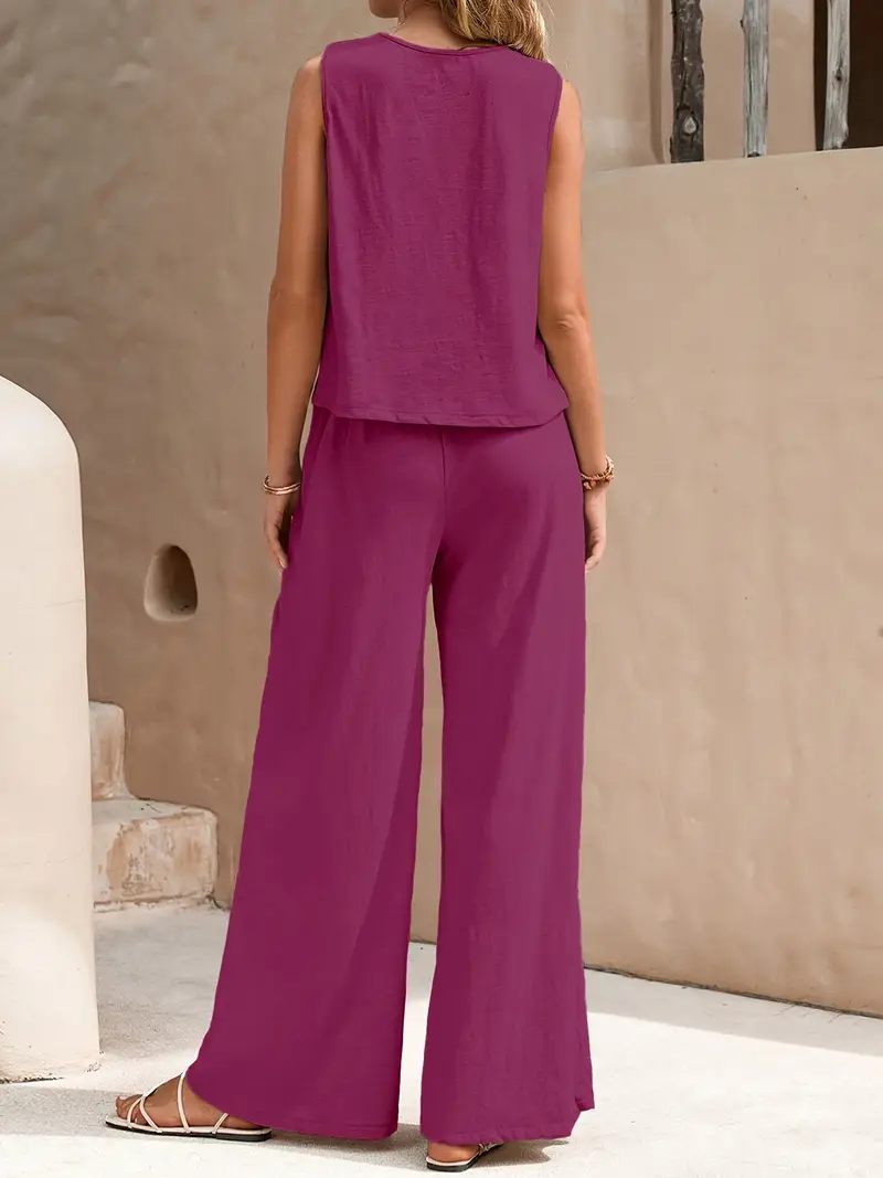 Remy – Elegantes Set aus ärmellosem Top und Hose - Image 19