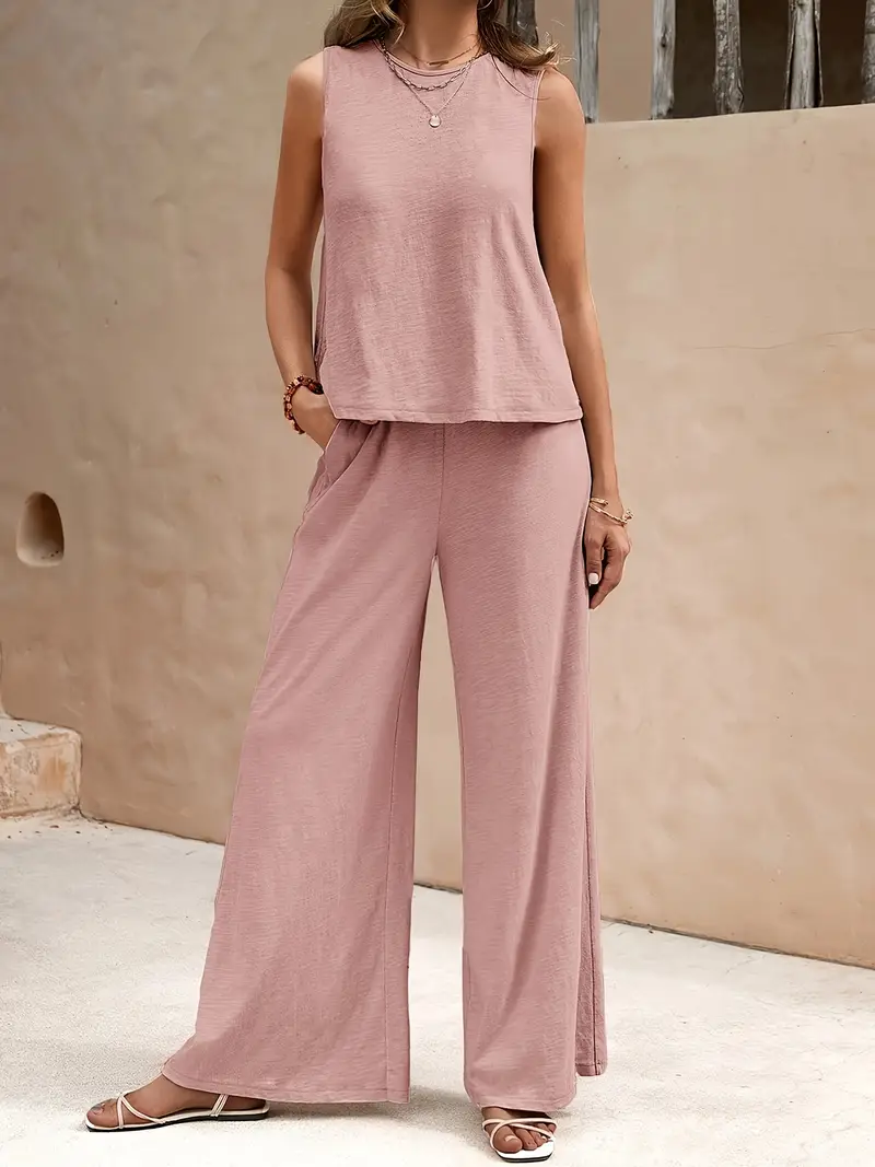 Remy – Elegantes Set aus ärmellosem Top und Hose - Image 2