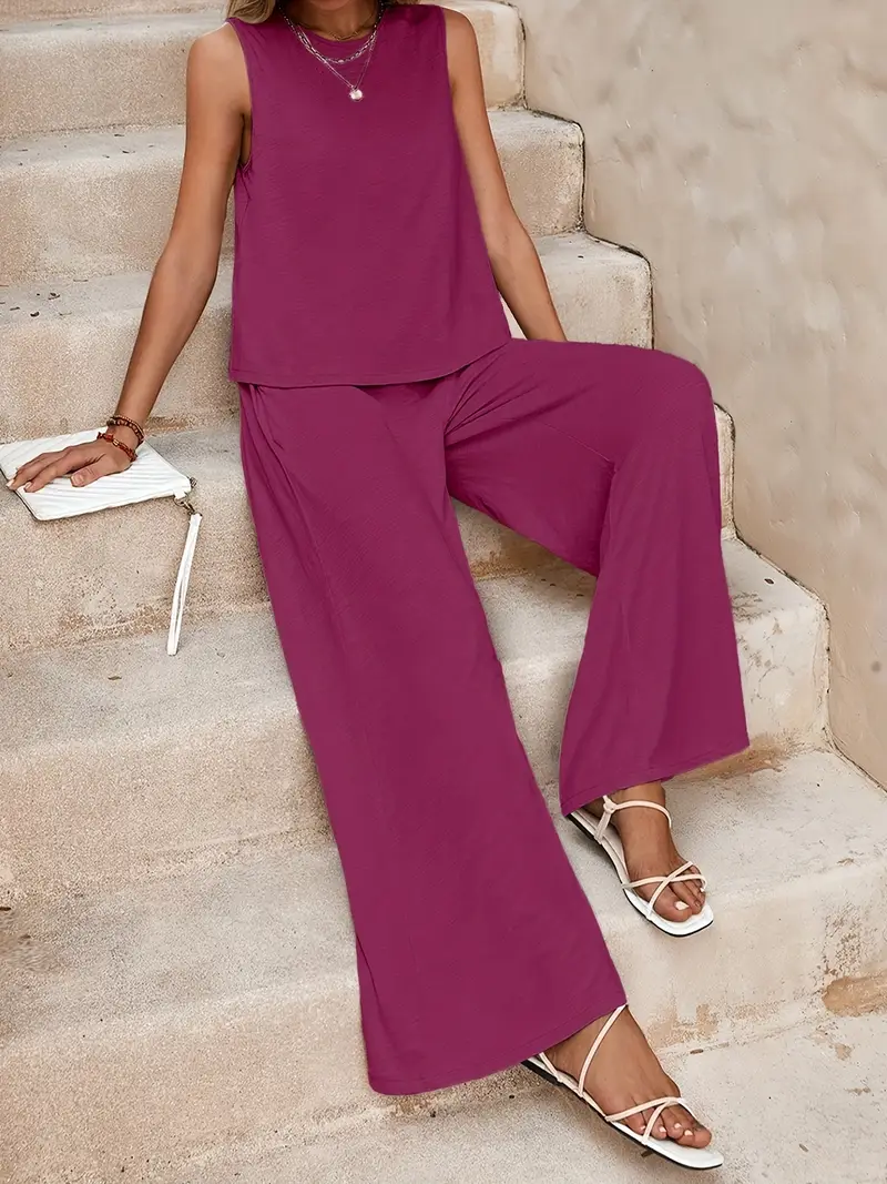 Remy – Elegantes Set aus ärmellosem Top und Hose - Image 20