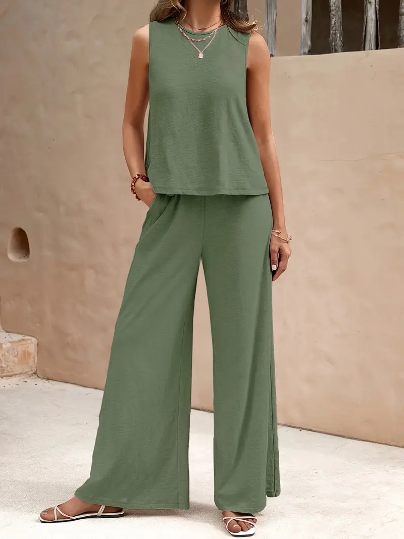 Remy – Elegantes Set aus ärmellosem Top und Hose - Image 27