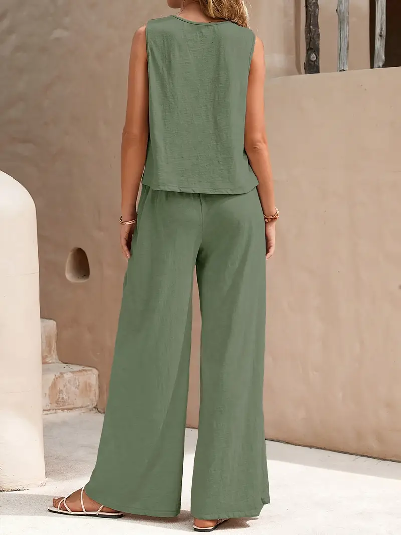 Remy – Elegantes Set aus ärmellosem Top und Hose - Image 28