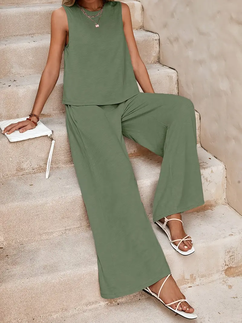 Remy – Elegantes Set aus ärmellosem Top und Hose - Image 29